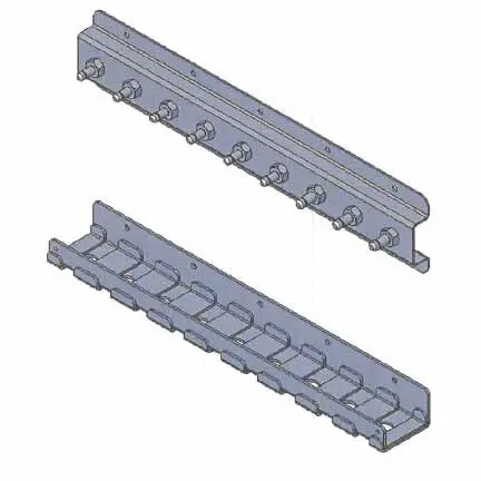 Hrp F500 Radius Rod Mounting Rack Holds 9 Rods 1