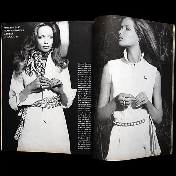 Vogue Us (15Th January 1969), Couverture De Franco Rubartelli 2