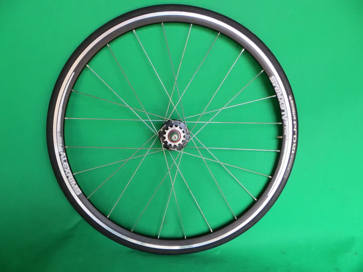 Cycleops Powertap Sl+ 24H 120Mm Rear Hub, Alexrims Race28 700C Clincher Rim, Michelin Pro4 Tire 1