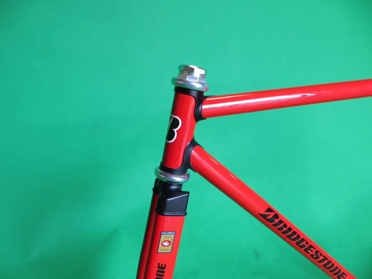 Bridgestone // Red / Matte Black Lugs // Columbus Max Fork // 50.5Cm 2