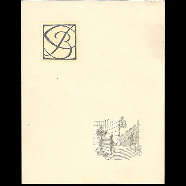 Plaquette Des Cristalleries De Baccarat, (Circa 1920) 1