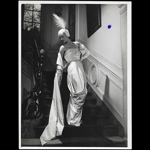 Jacques Fath - Robe Du Soir, Tirage D'époque (1949) 1
