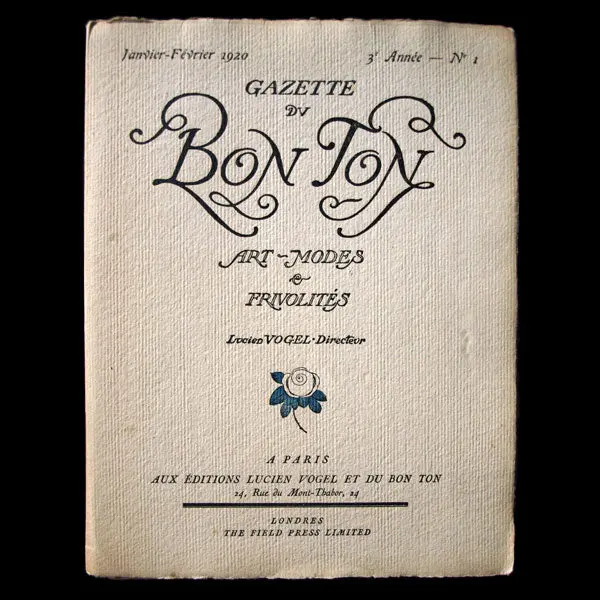 Gazette Du Bon Ton (N°1, 1920) 1