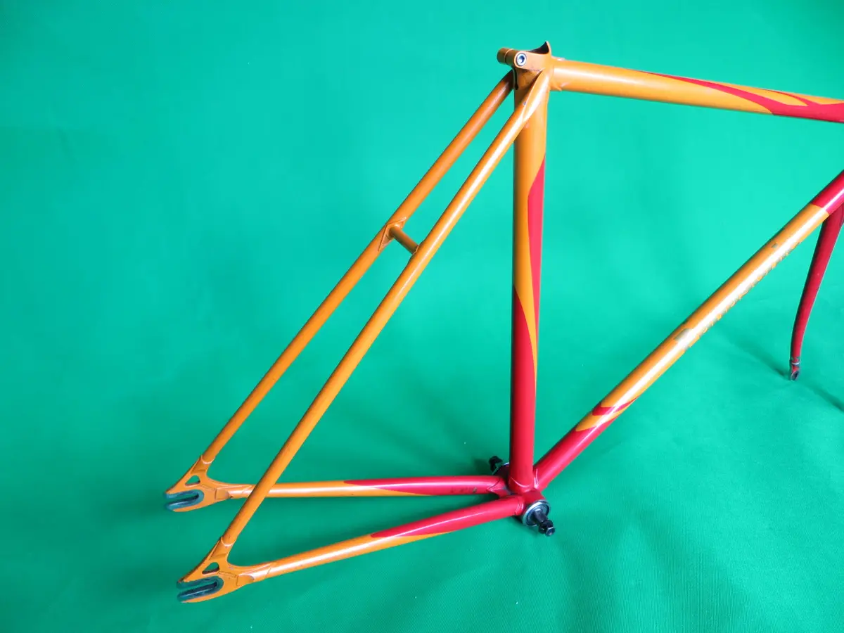Panasonic // Red & Orange Two-Tone // 52.5Cm 2