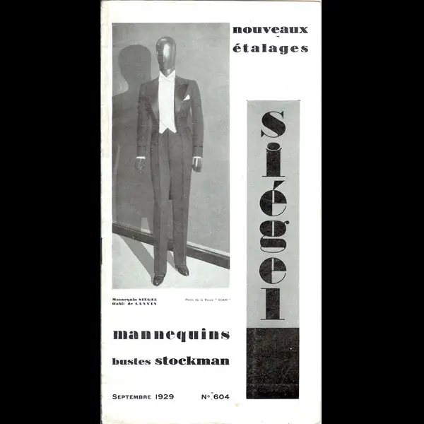 Siégel - Catalogue Nouveaux Étalages, Mannequins, Bustes Stockman (1929) 1
