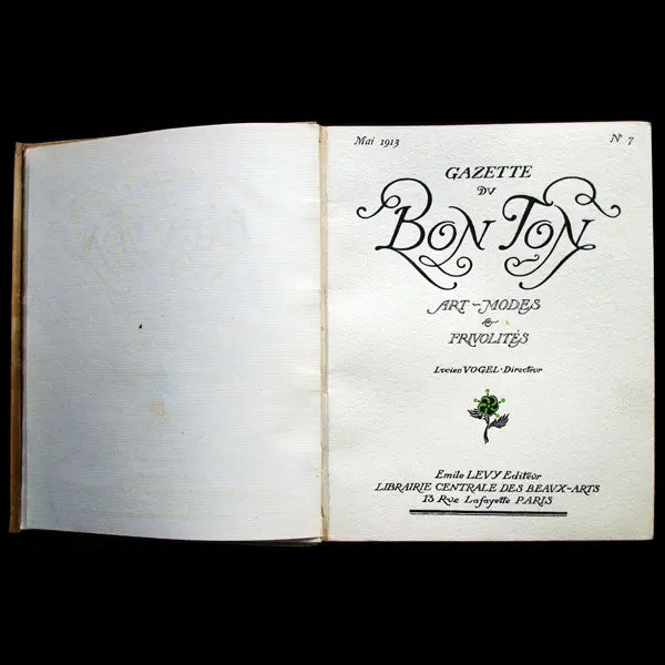 Gazette Du Bon Ton, Ensemble De 6 Numéros De 1913, 2Ème Semestre 2