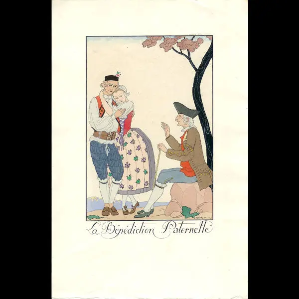 Falbalas Et Fanfreluches, 1924 : La Bénédiction Paternelle De George Barbier 1