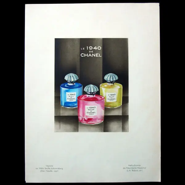Le 1940 De Chanel, Le 1940 Bleu De Chanel, Le 1940 Rouge De Chanel Et Le 1940 Beige De Chanel (1931) 1