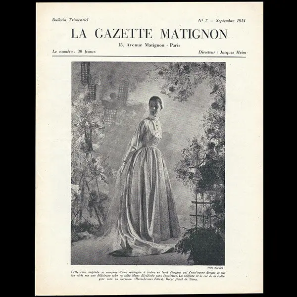 Heim - Gazette Matignon, N°7 (1951, Septembre), Couverture De Maywald 1