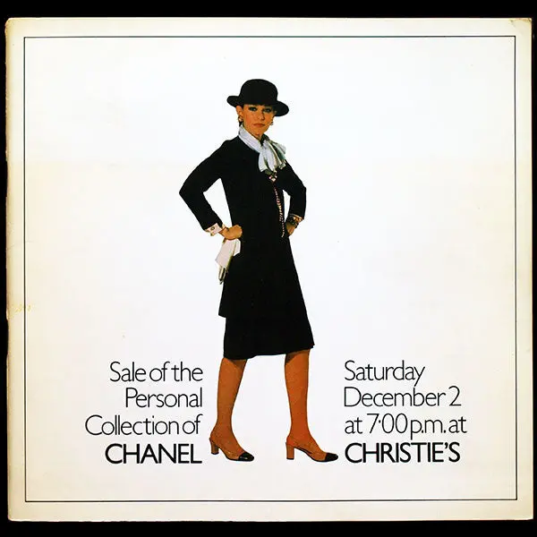 Chanel - Catalogue De La Vente De La Collection Personnelle De Chanel Par Christies - Sale Of The Personal Collection Of Chanel (1978) 1