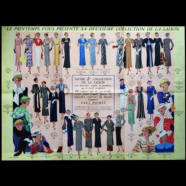 Au Printemps, 2Ème Collection De La Saison Printemps-Eté 1933 Par Paul Poiret 1