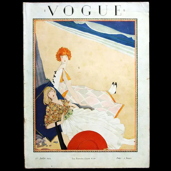 Vogue France (1Er Juillet 1923), Couverture De George Plank 1