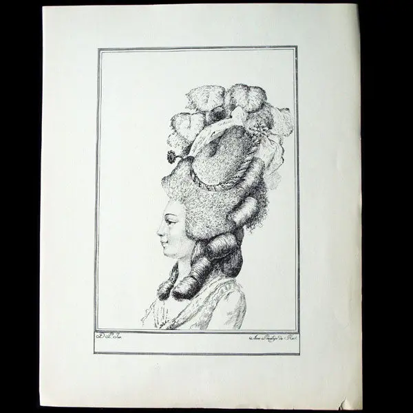 Au Beau Sexe, Coiffures De Depain (1777), Tirage Postérieur 1