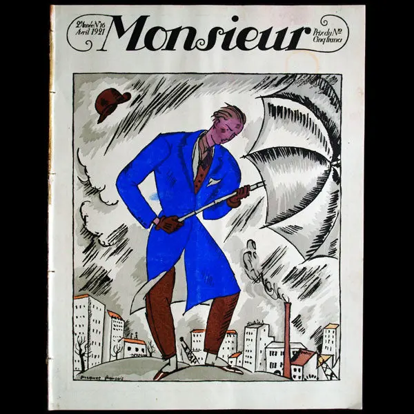 Monsieur, Revue Des Élégances, N16 (1921, Avril) 1