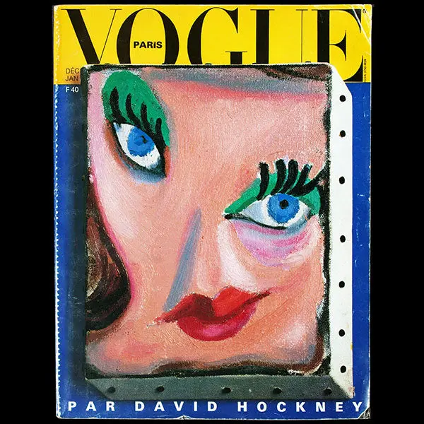 Vogue France Par David Hockney (Décembre 1985-Janvier 1986) 1