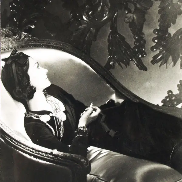 Chanel - Portrait De Coco Chanel Par Horst P. Horst En 1937, Tirage Postérieur (Circa 1960) 2