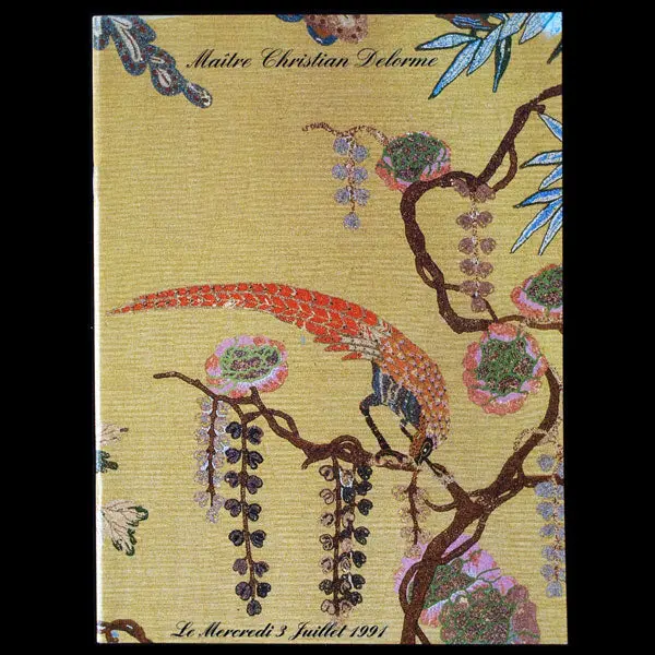 Catalogue De La Vente De Meubles Et Objets Art-Déco Provenant De L'ancienne Collection Jeanne Lanvin (1991) 1