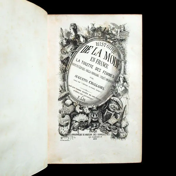 Challamel - Histoire De La Mode En France, Illustration De F. Lix (1875) 2