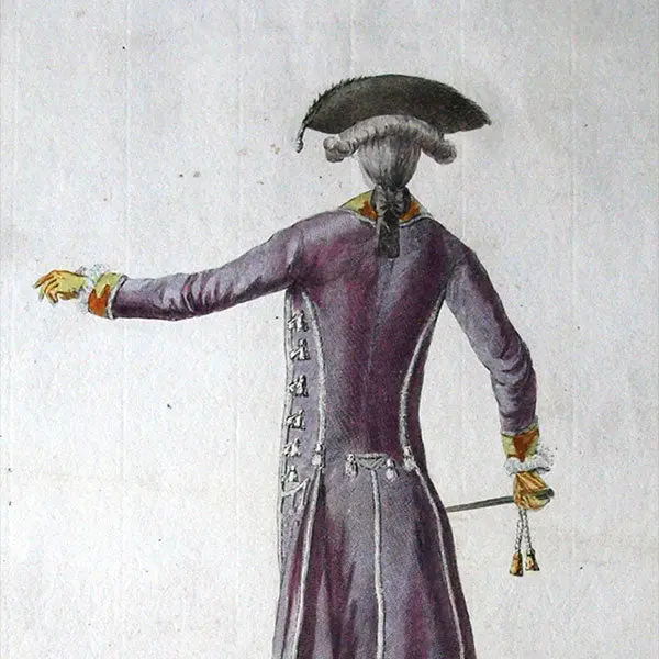 Gallerie Des Modes Et Costumes Français, 1778-1787, Gravure N° R 101, Fraque À La Polonaise Par Leclerc (1779) 2