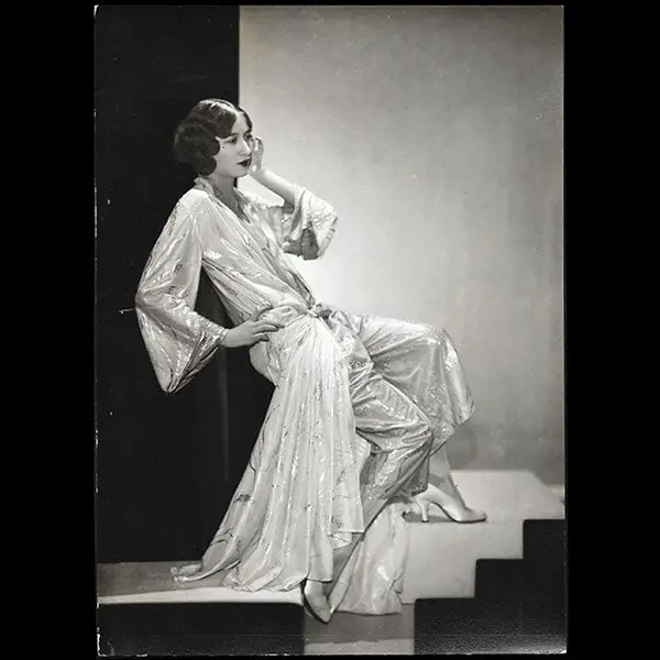 Louiseboulanger - Robe De Studio, Tirage D'époque De Scaïoni (1929) 1