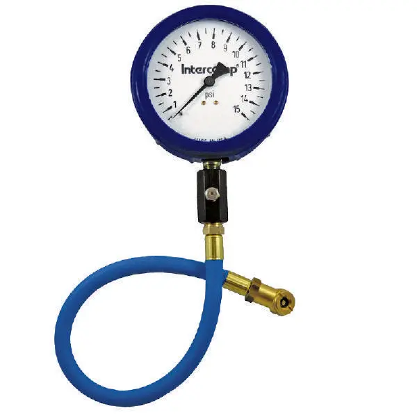 Intercomp 4" Ultra Deluxe 15Psi Air Pressure Gauge 1