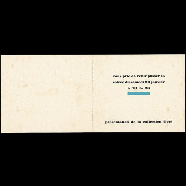 Lenief - Carte D'invitation (1927) 2