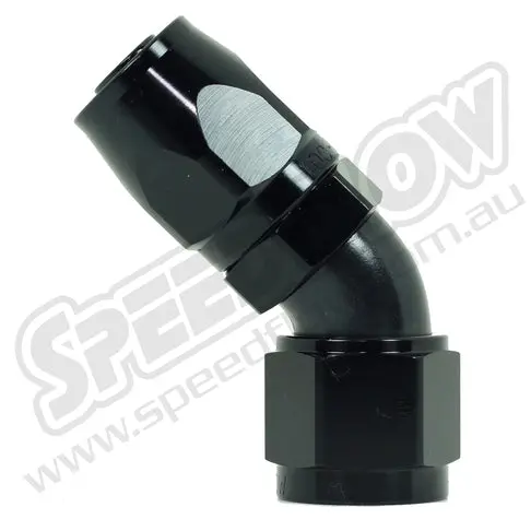 Speedflow 100 Series 45 Degree Hose Ends ~ Cutter Style 1