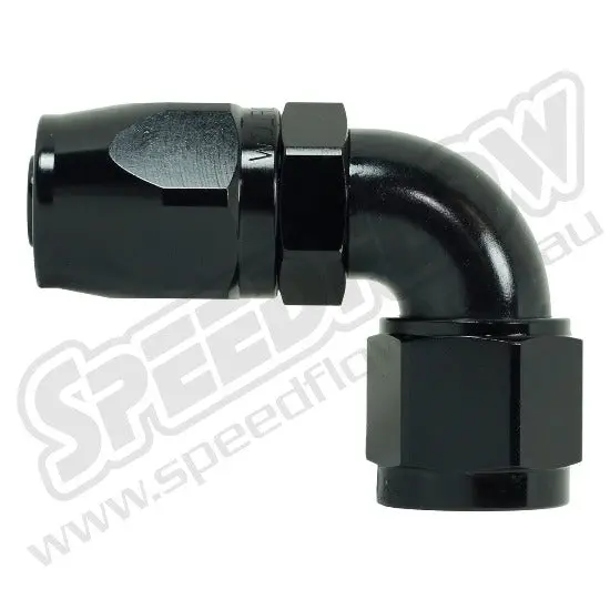 Speedflow 100 Series 90 Degree Hose Ends ~ Cutter Style 1
