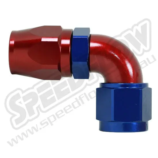 Speedflow 100 Series 90 Degree Hose Ends ~ Cutter Style 2