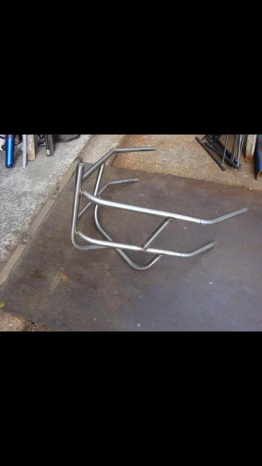 Bhr Stainless Sprintcar Rear Nerf Bar With Basket 1