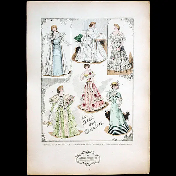 Doucet - Costumes De La Pièce La Dame Aux Camélias, Gravure De La Mode Artistique (1896) 2