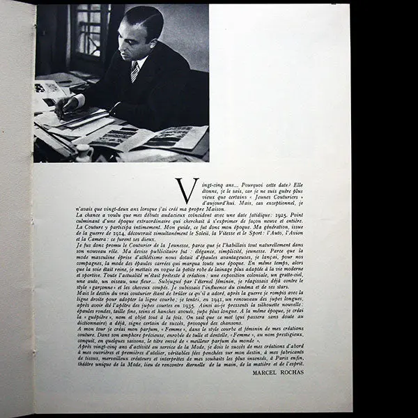 Vingt-Cinq Ans D'élégance À Paris 1925-1950, Un Nom, Une Époque Par Marcel Rochas (1951) 2