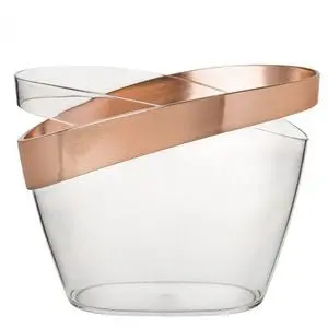 Seau À Champagne En Plexiglas Et Cuivre 1