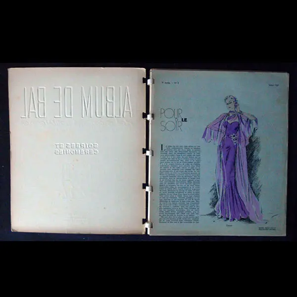 Album De Bal Des Créations Parisiennes, Soirées Et Cérémonies, Saison 1937 2