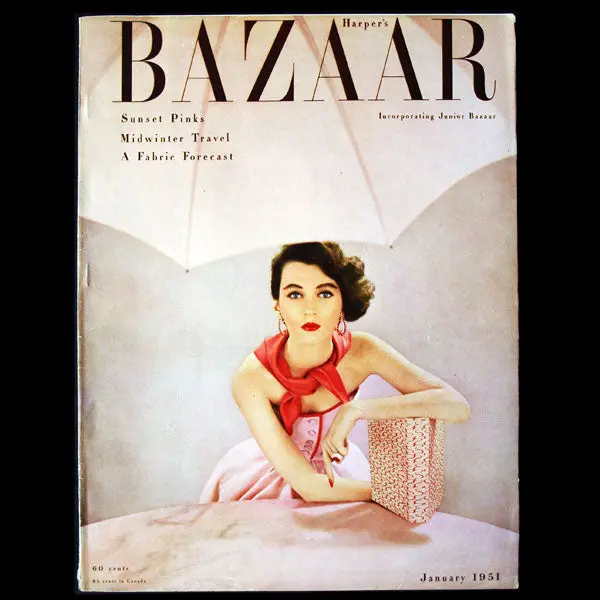 Harper's Bazaar (1951, Janvier), Couverture D'avedon 1