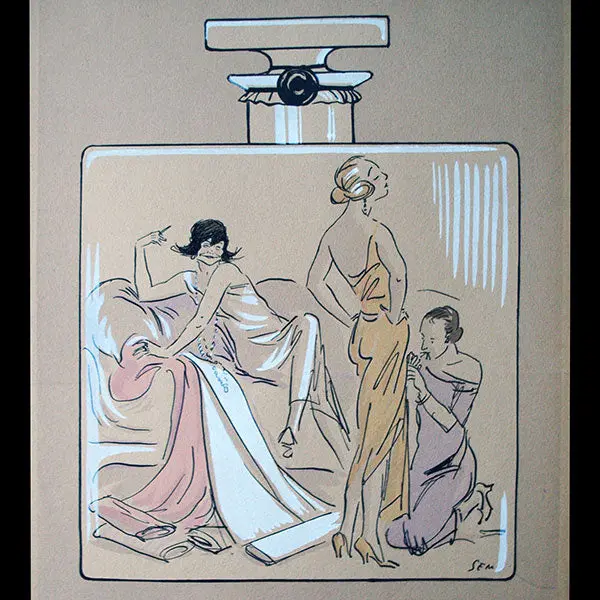 Coco Chanel, Caricature De Sem Pour Le Nouveau Monde (Circa 1923) 2