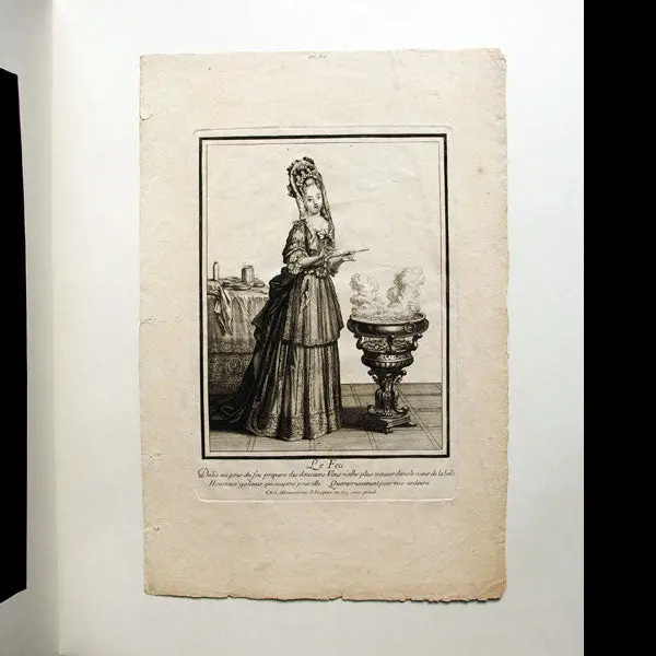 Le Feu, Allégorie Des Éléments, Gravure De Bonnart (Circa 1685-1690) 2