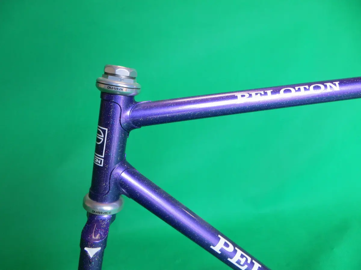 Peloton // Silver Purple Fade With Rainbow Flake // 52Cm 2