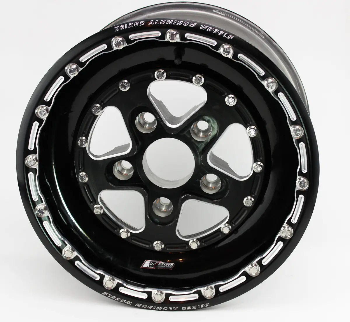 Keizer "Full House" Honda Drag Wheel - Black Barrel 1
