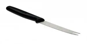 Couteau À Lame Dentée Avec Fourche - 11 Cm 1