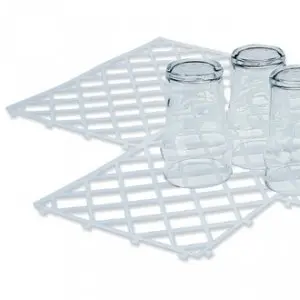 Tapis De Bar Transparent Emboitable - Sachet De 10 1