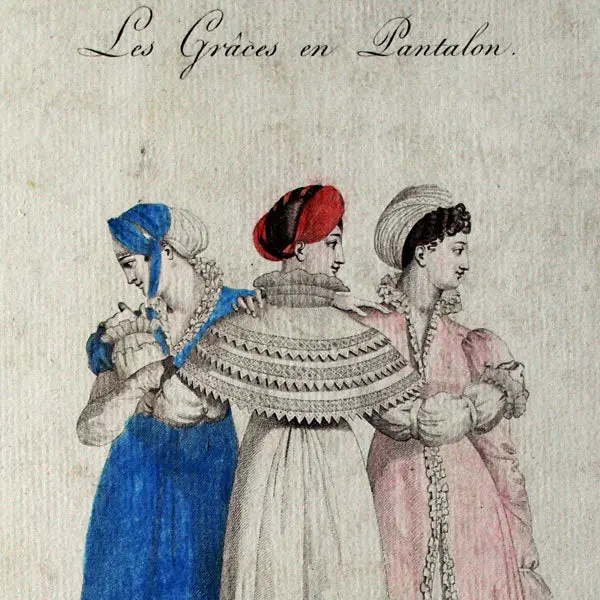 Le Bon Genre, Gravure N°42, Les Grâces En Pantalon (1810) 2
