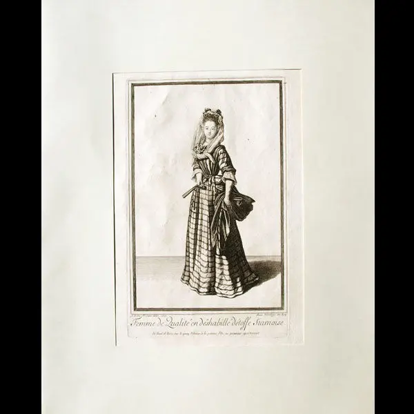 Jean Dieu De Saint-Jean - Femme De Qualité En Déshabillé D'étoffe Siamoise (1687) 1