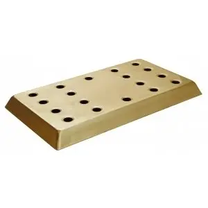 Bac Récepteur En Inox, Effet Laiton 1