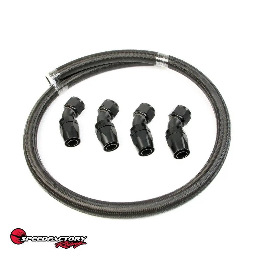 Speedfactory Racing Tucked Radiator -16 An Hose And Fitting Kit For B / D / F / H-Series 1