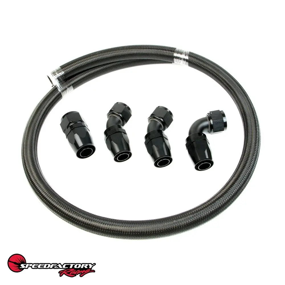 Speedfactory Racing Universal Race Radiator -16 An Hose And Fitting Kit For B / D / F / H / K / J-Series 1