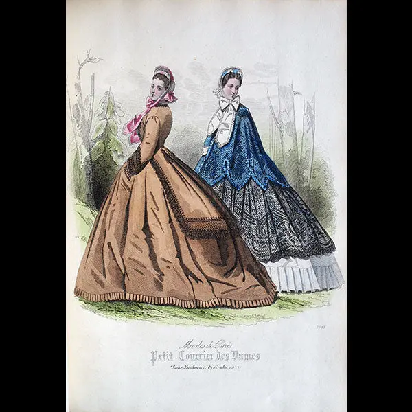 Dessin D'hippolyte Pauquet Pour Le Petit Courrier Des Dames (1864) 2