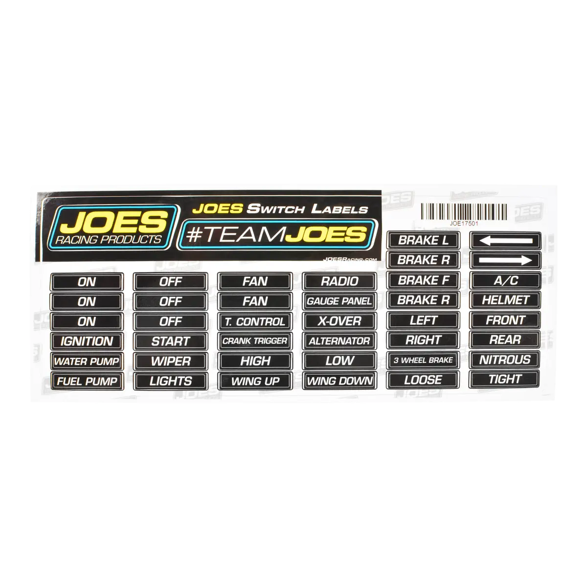 Joes Switch Panel Labels ~ 40 Different Labels 1