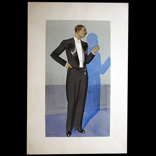 Kossuth - L'homme Chic, Elégant En Habit (Hiver 1928-1929) 1