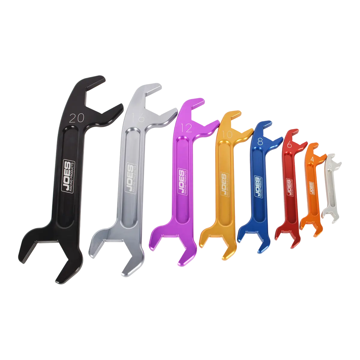 Joes Double Ended 8 Piece An Wrench Set - An3 To An20 1